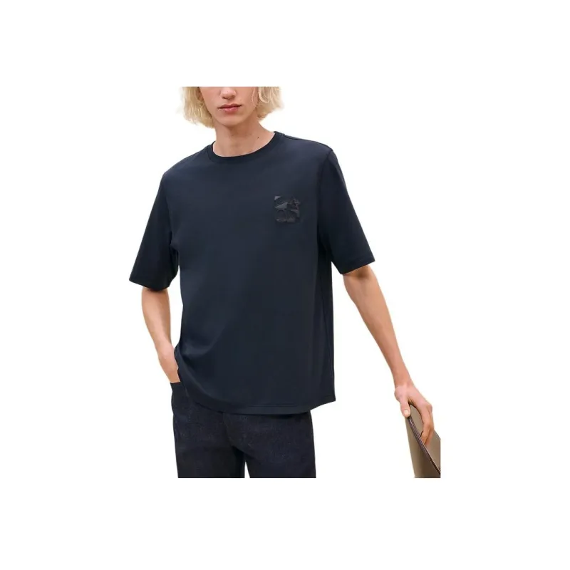 HERMES FW24 T Shirt Men's Marine Blue-0