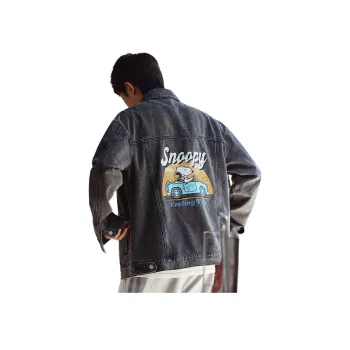 Snoopy X Tonlion Denim Jackets Men