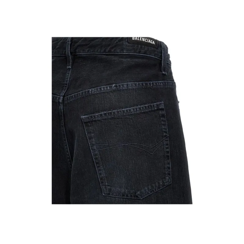 Balenciaga Baggy Drawsting Jeans-4