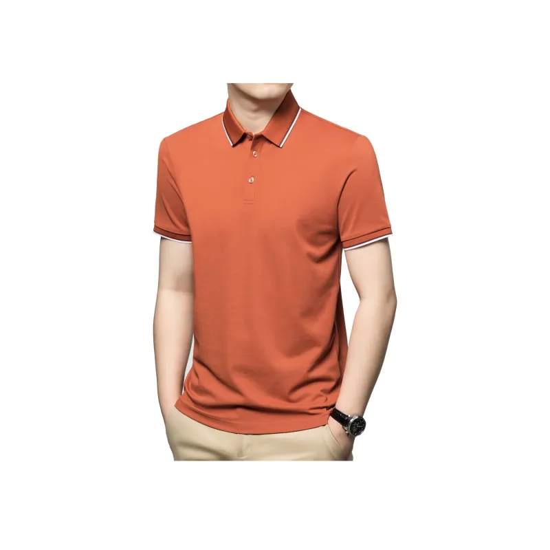 H YXIANG Polo Shirts Men-23
