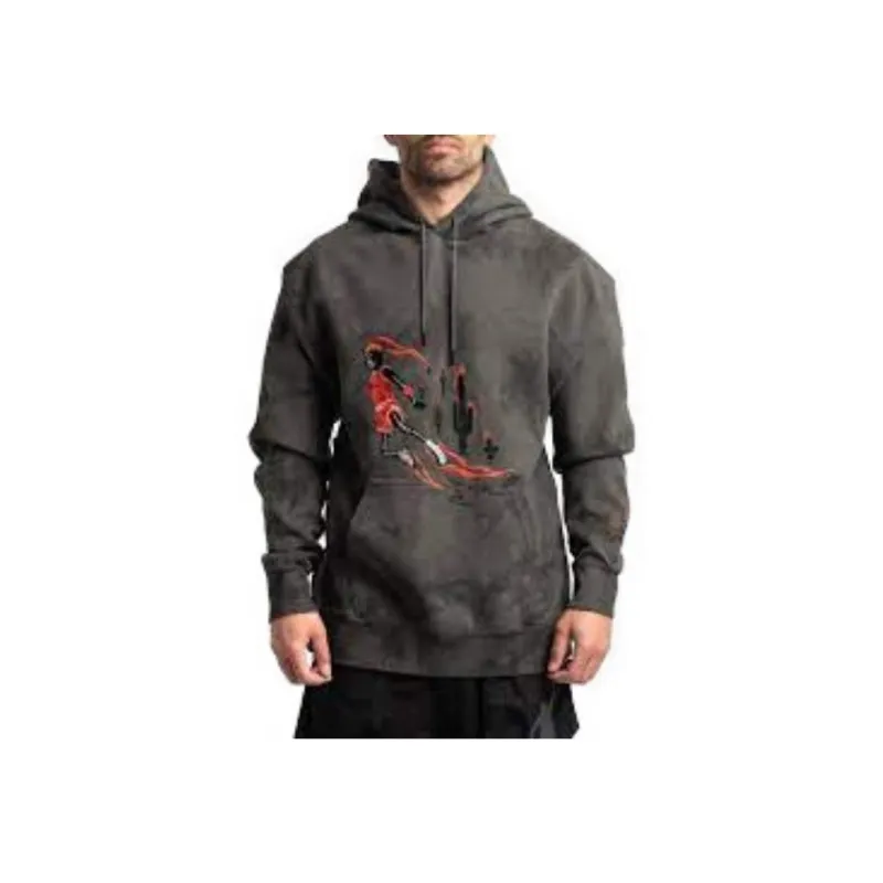Travis Scott Jordan Washed Suede Hoodie-5