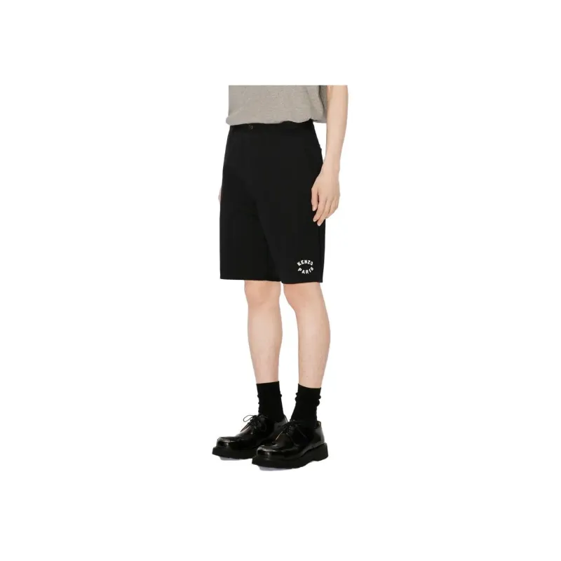 KENZO Logo embroidered Bermuda Shorts-4