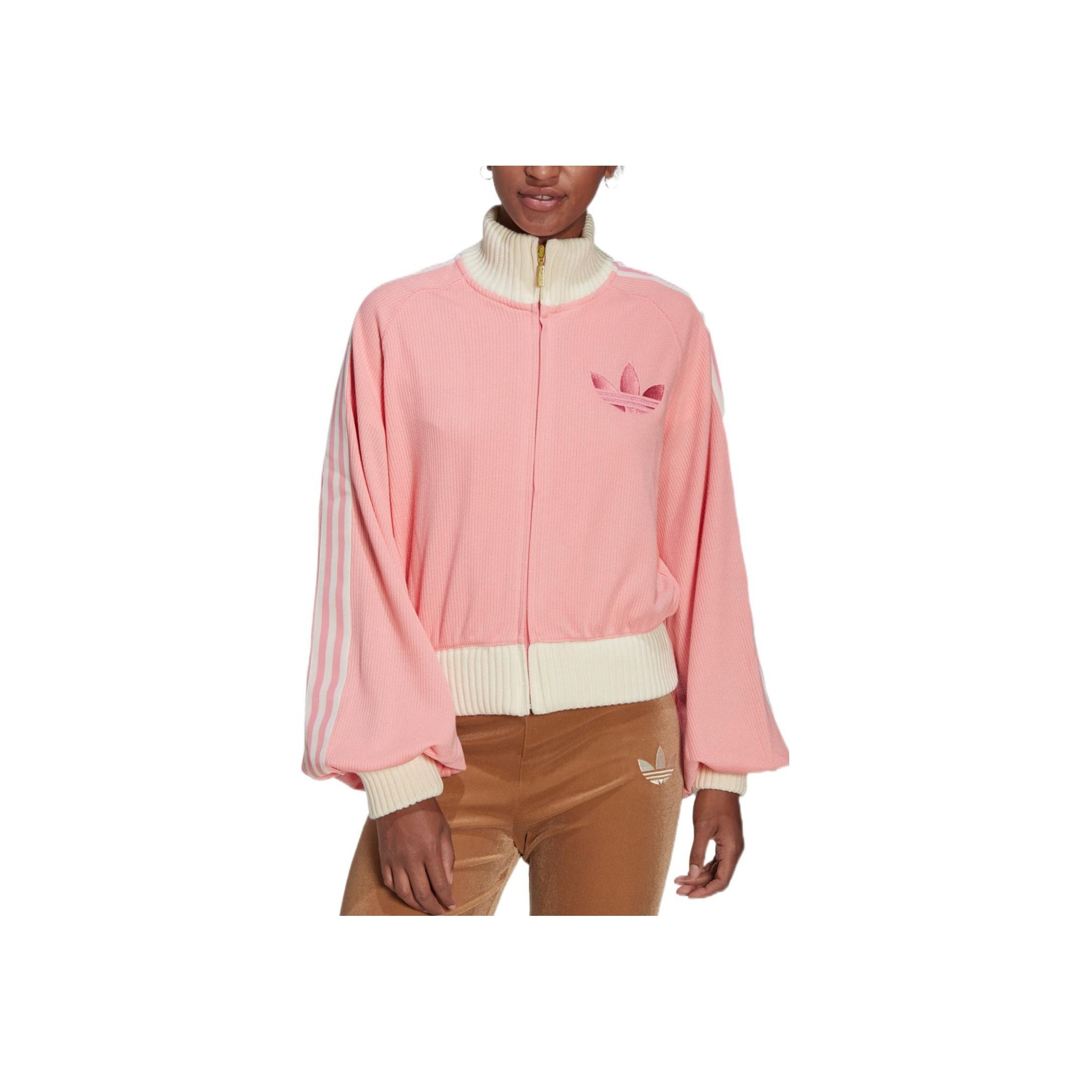 アウターその他 Adidas Originals Track Top Pink Shadow Brown KR Sizing (W) adidas Originals oversized monogram track top in pink and