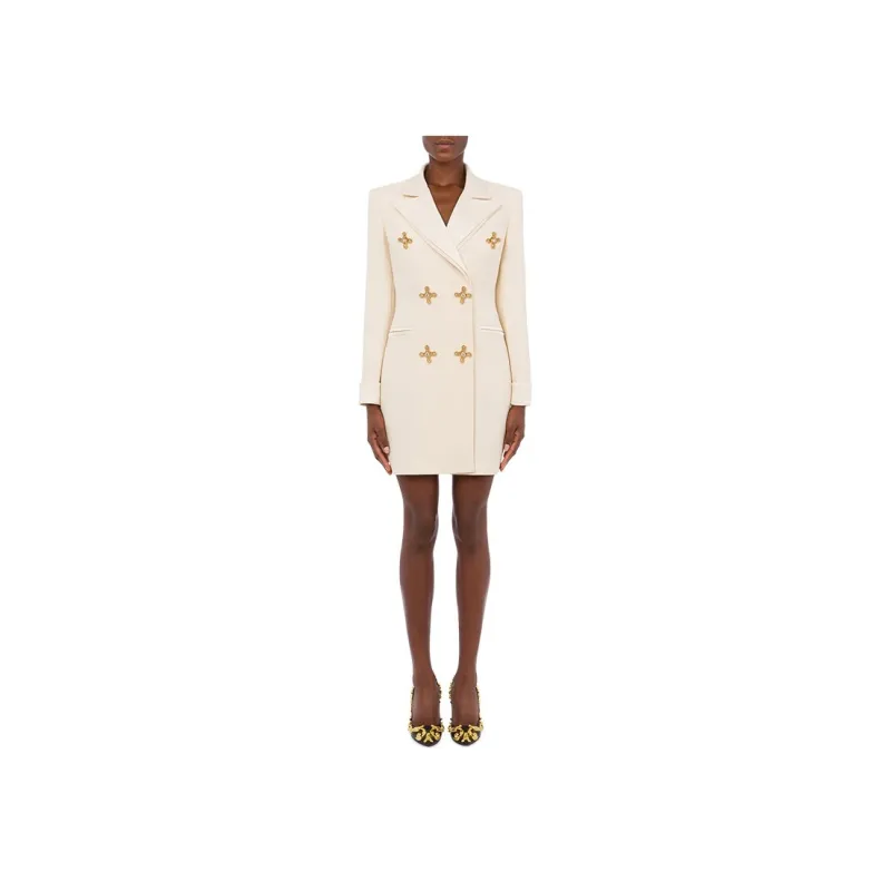 MOSCHINO Evening Dress Women's Ivory White-1
