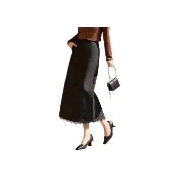 XWI Casual Long Skirts Women's Black
