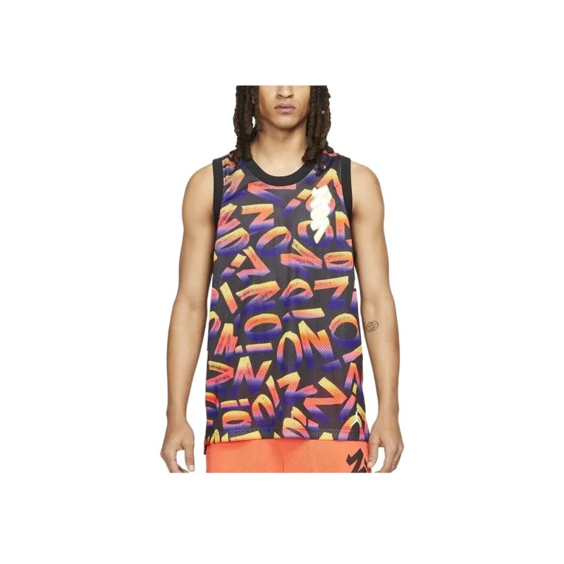 Nike x Jordan Basketball Jerseys Men's Black-0