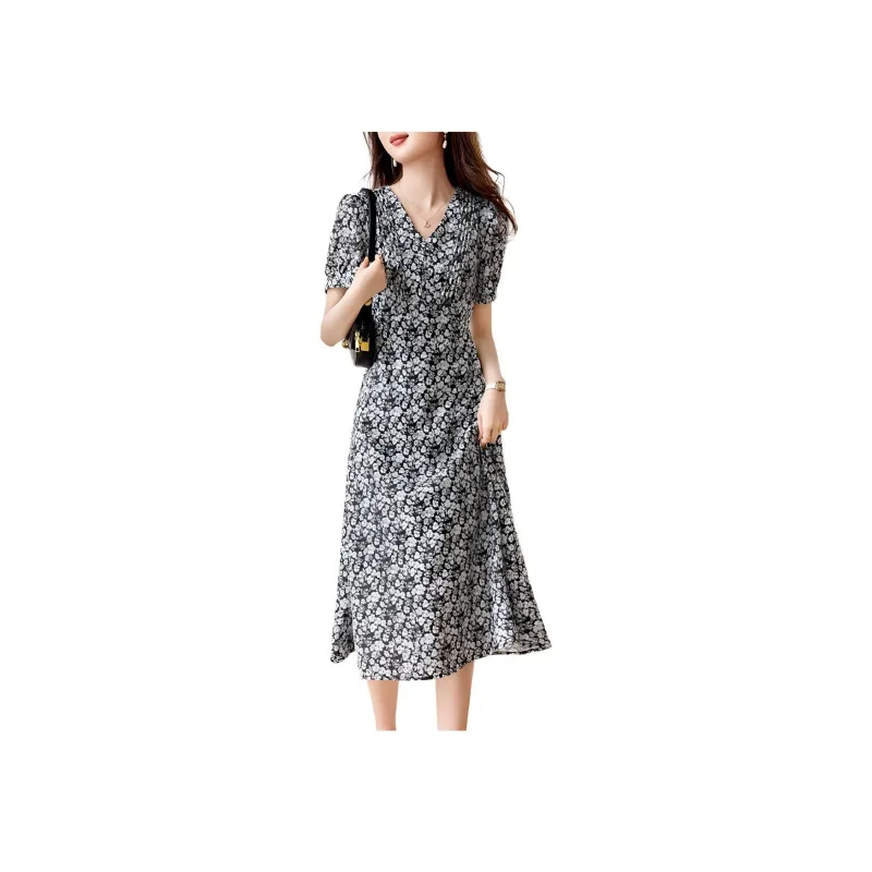 XWI Short Sleeved Dresses Women's Black-0