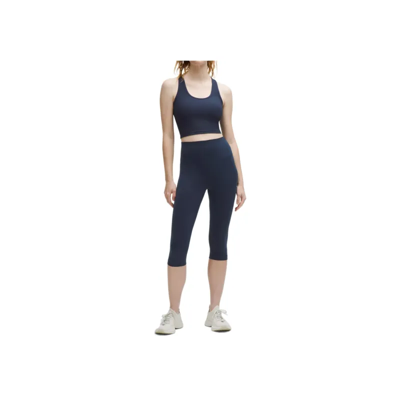 Lululemon Wunder TrainHigh Rise Crop Everlux™ Sports Shorts 15' Women's Club Blue Club Blue-2