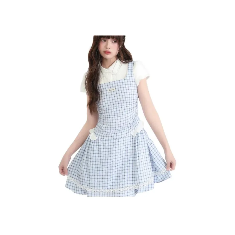 ABCMININ Short Sleeved Dress Women's-0