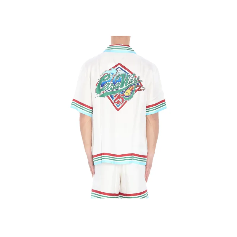 CASABLANCA Silk 'CASA Way World SERIES' Shirt-0
