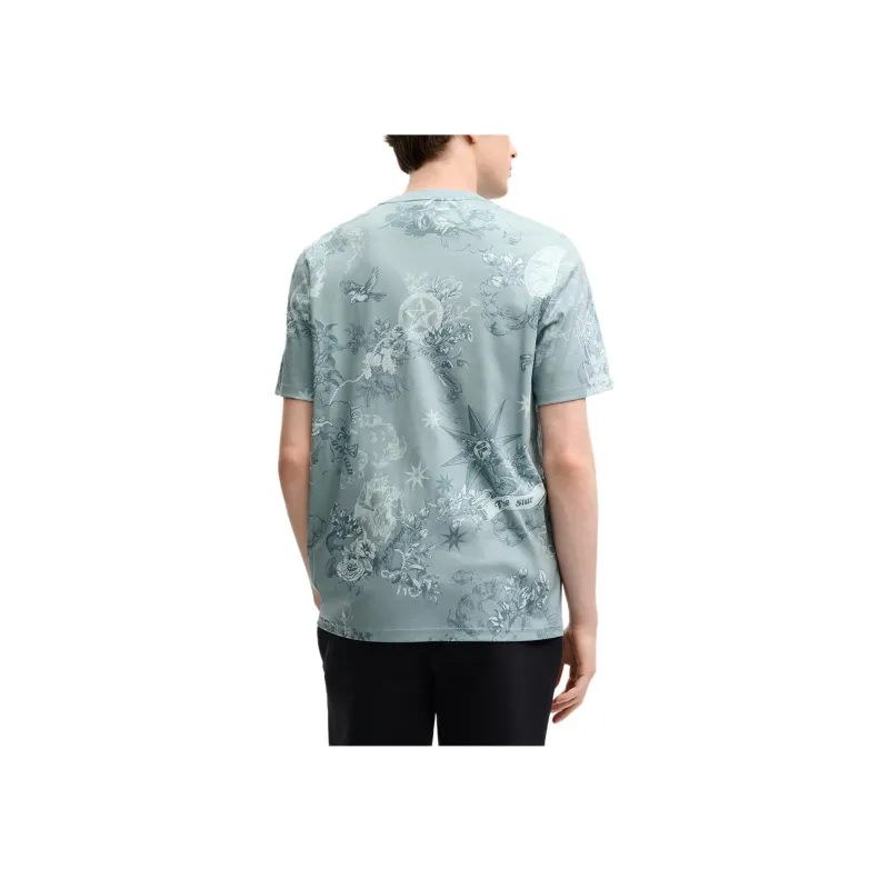 FILA HERITAGE T Shirt Men's All Over Print 2-4