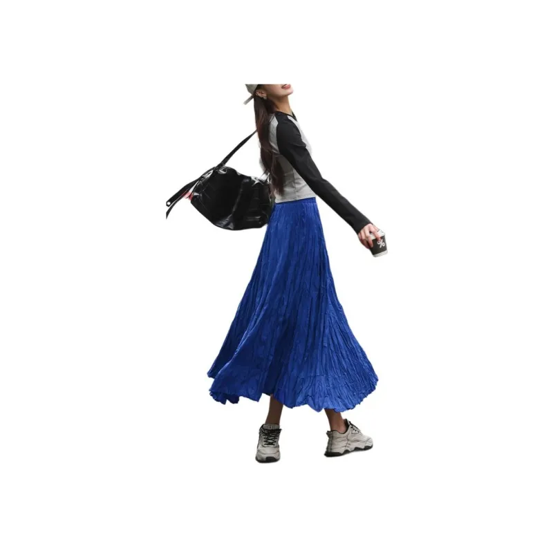 Demana Casual Long Skirt Women's Cobalt Blue-2