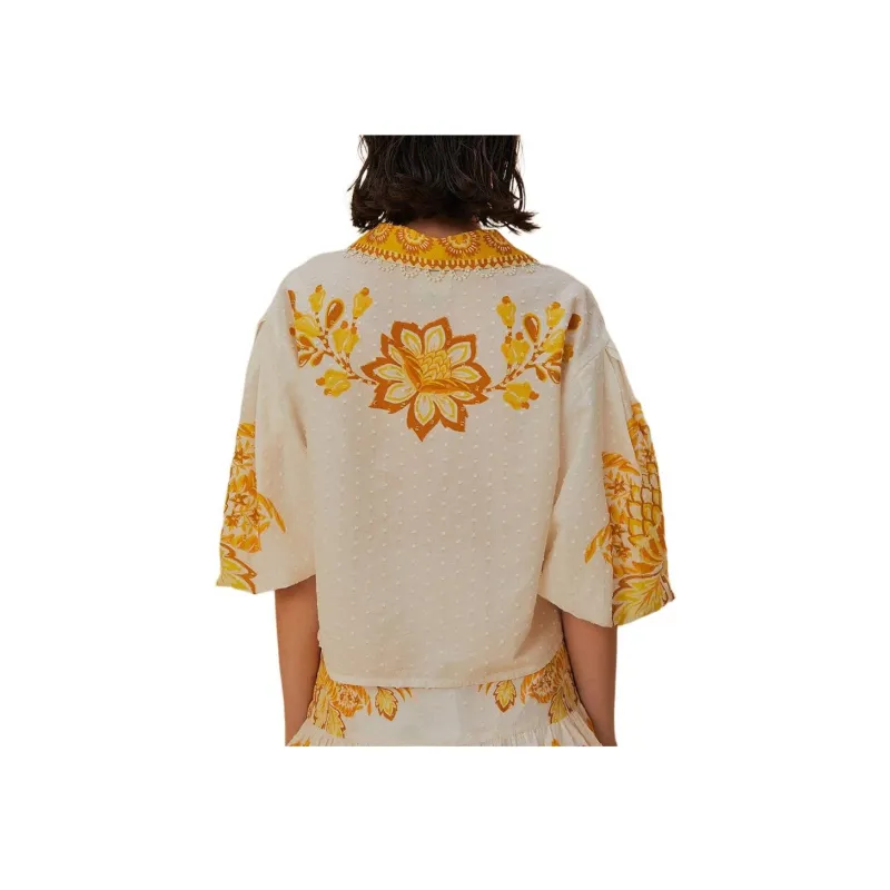 FARM RIO SS24 Shirt Women's Ecru-3