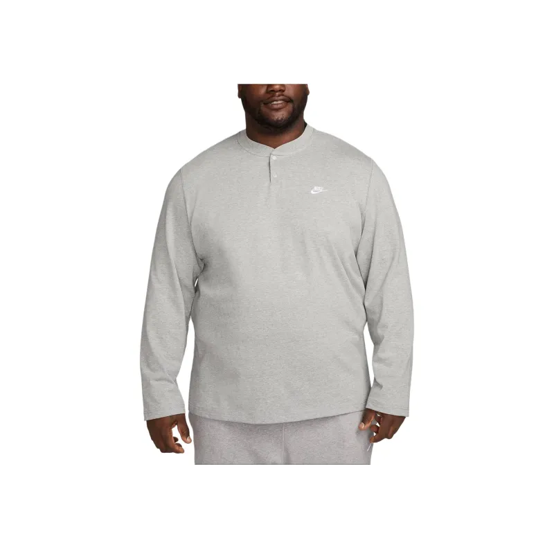 Nike Club Men's Long Sleeve Henley-1