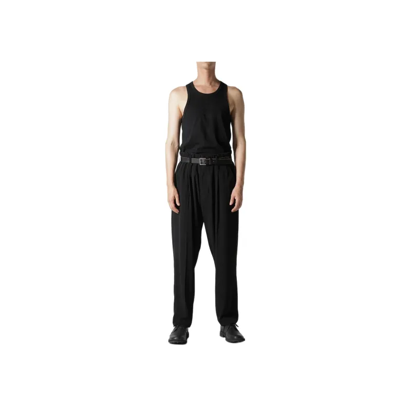 Yohji Yamamoto Y's For Men FW24 Casual Pants Men's Black-2
