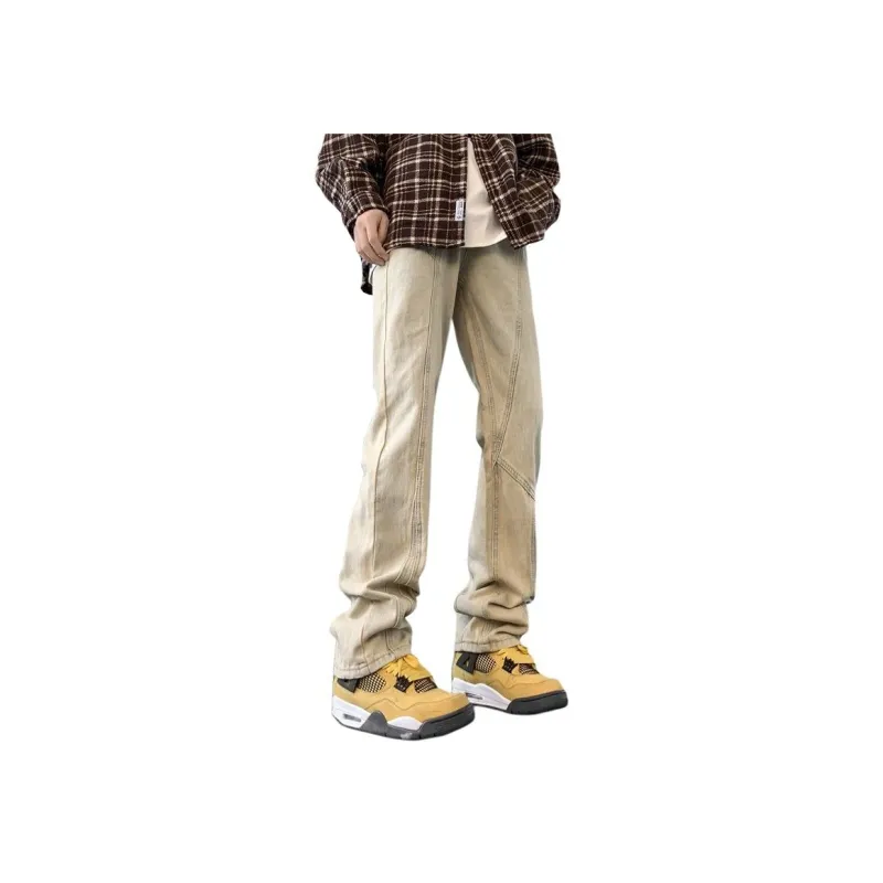 Concubine Zhu Jeans Unisex Yellow Mud-6