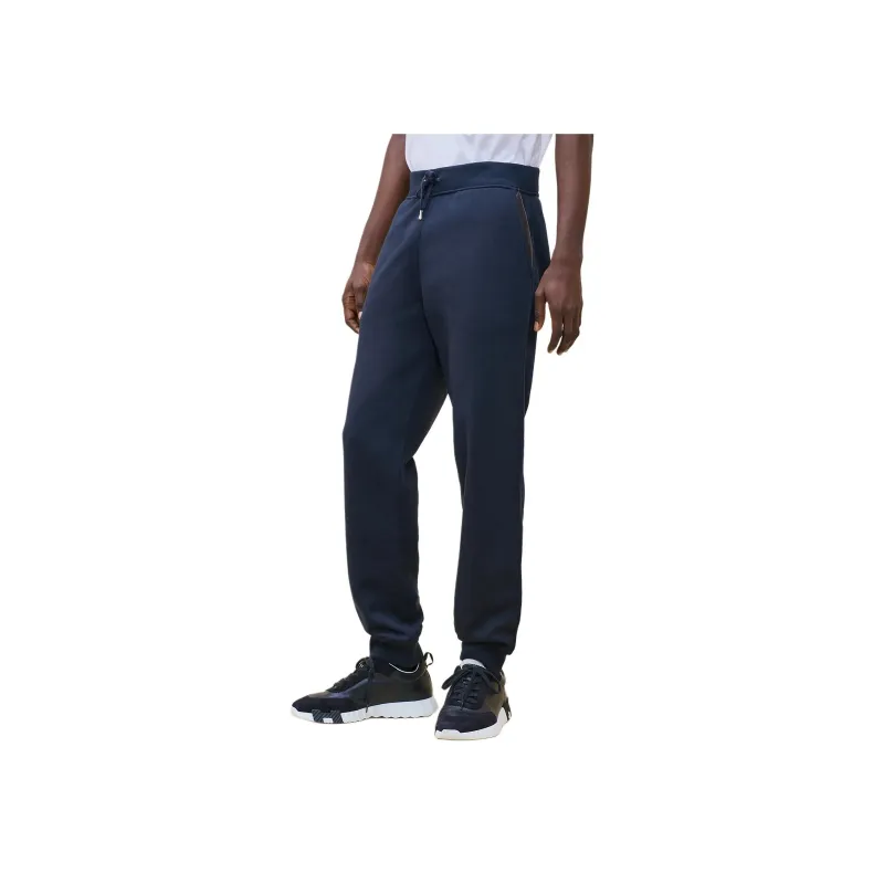 HERMES Knitted Sports Pants Men's Marine Blue-0