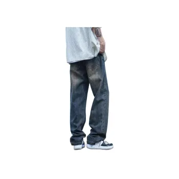 DUATOGE Jeans Men's Vintage Blue ·