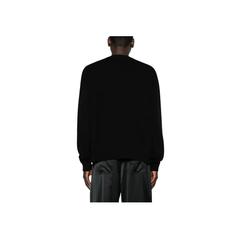 Balenciaga Drop shoulder Ribbed Jumper-2