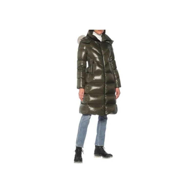 Moncler Down Jacket Women's Army Green-1