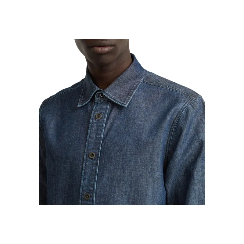 G STAR RAW Shirt Unisex Dark Blue-4