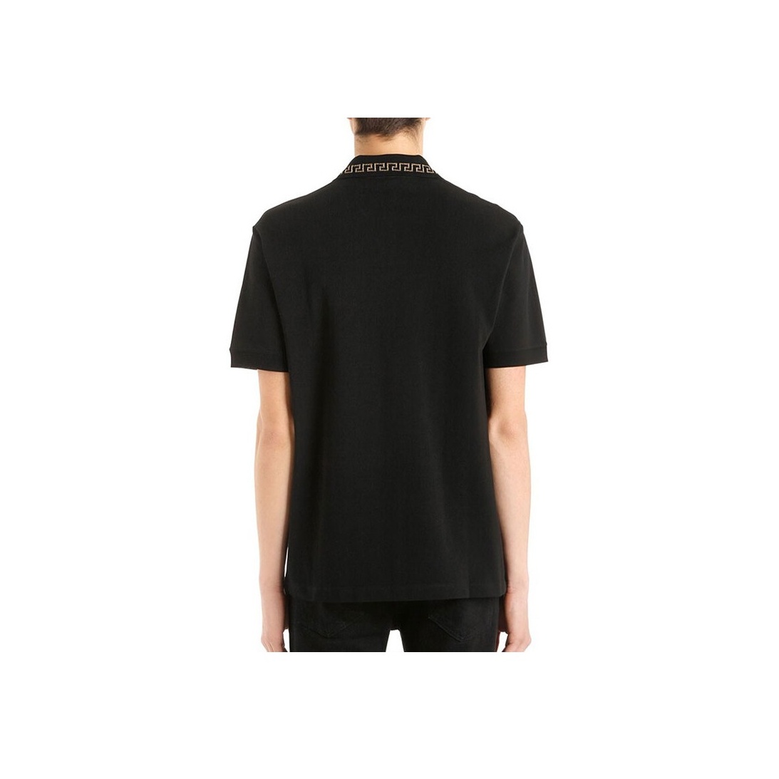VERSACE Polo Shirts Men Black - POIZON
