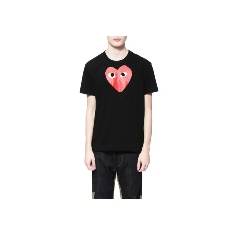 Comme Des Garcons Play Red Heart T shirt-1