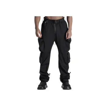 NORVINCY Western Outdoor Tactical Black Warrior Cargo Pants Men's