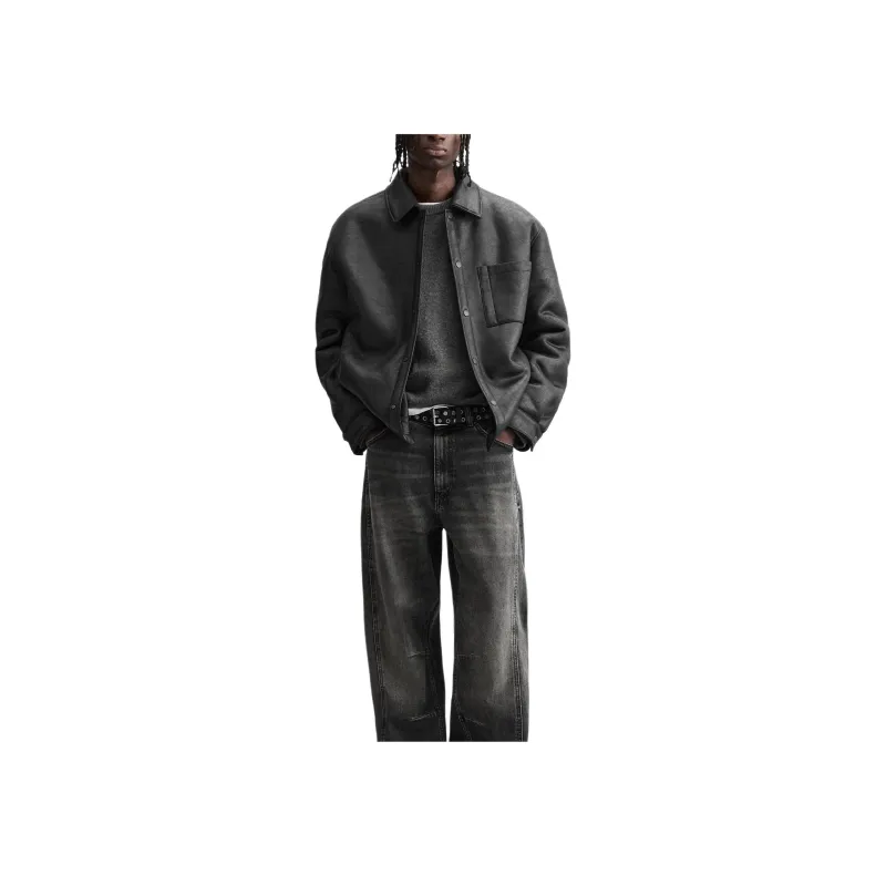 ZARA Leather Jackets Men-1