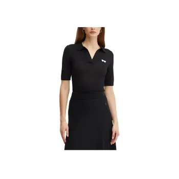 KARL LAGERFELD Polo Shirt Women's Black