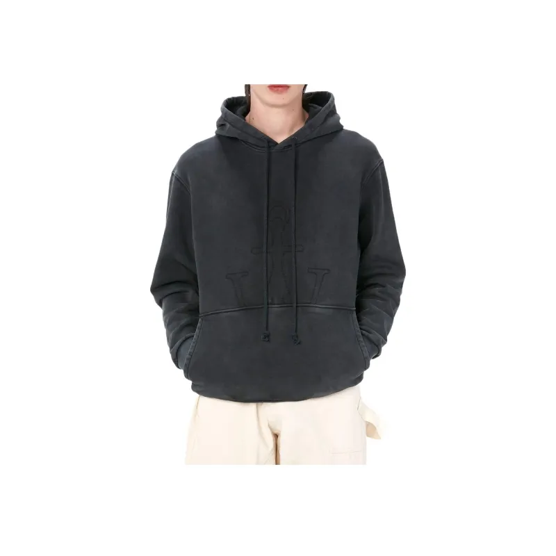 JW Anderson Sweatshirts Men Washed Black-3