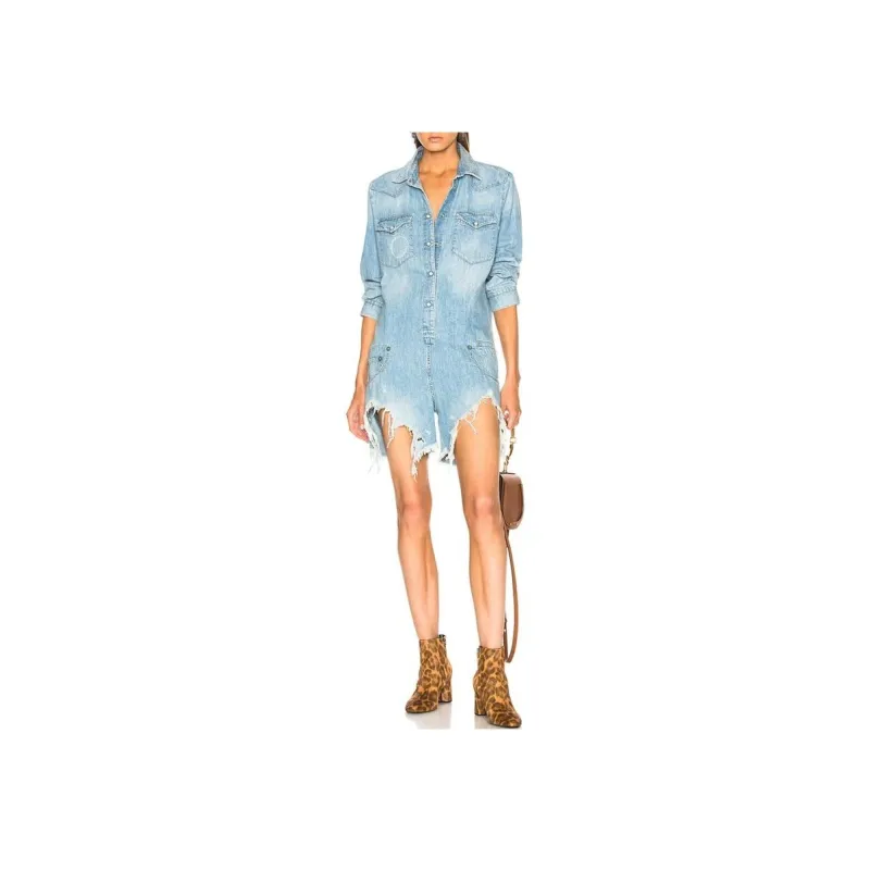 R13 Bodysuits Women's Light Blue-1