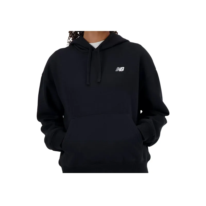 New Balance Sport Essentials Fleece Hoodie Sweatshirt Women's Black-0
