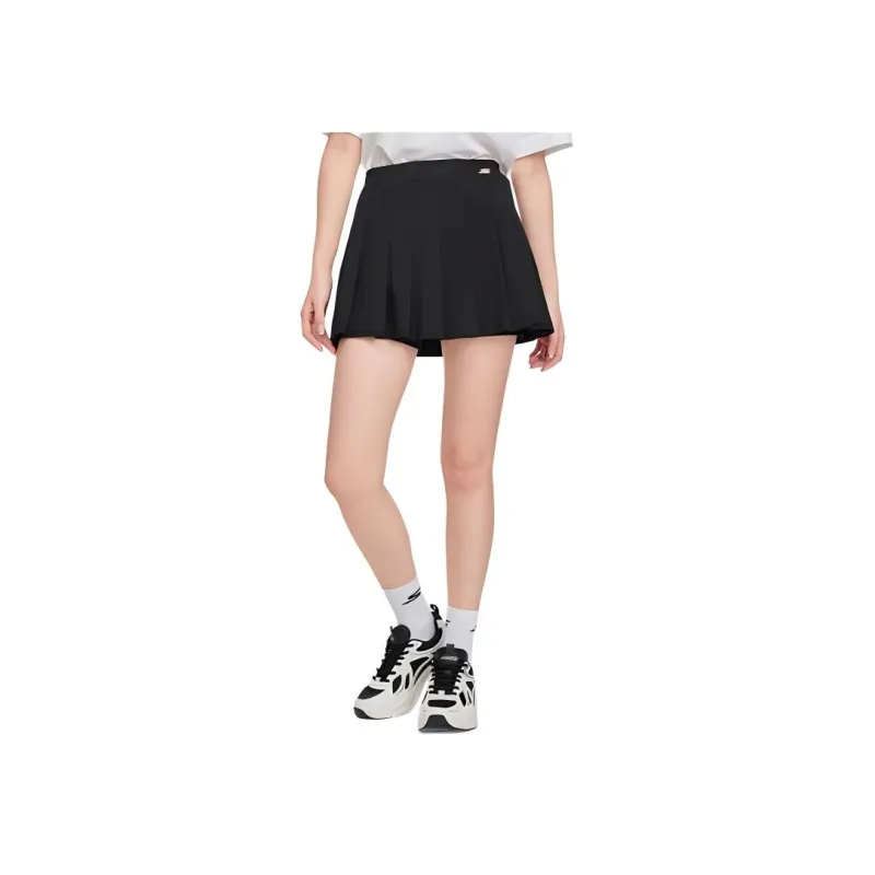 Skechers SS24 Casual Short Skirts Women's Carbon Black-3