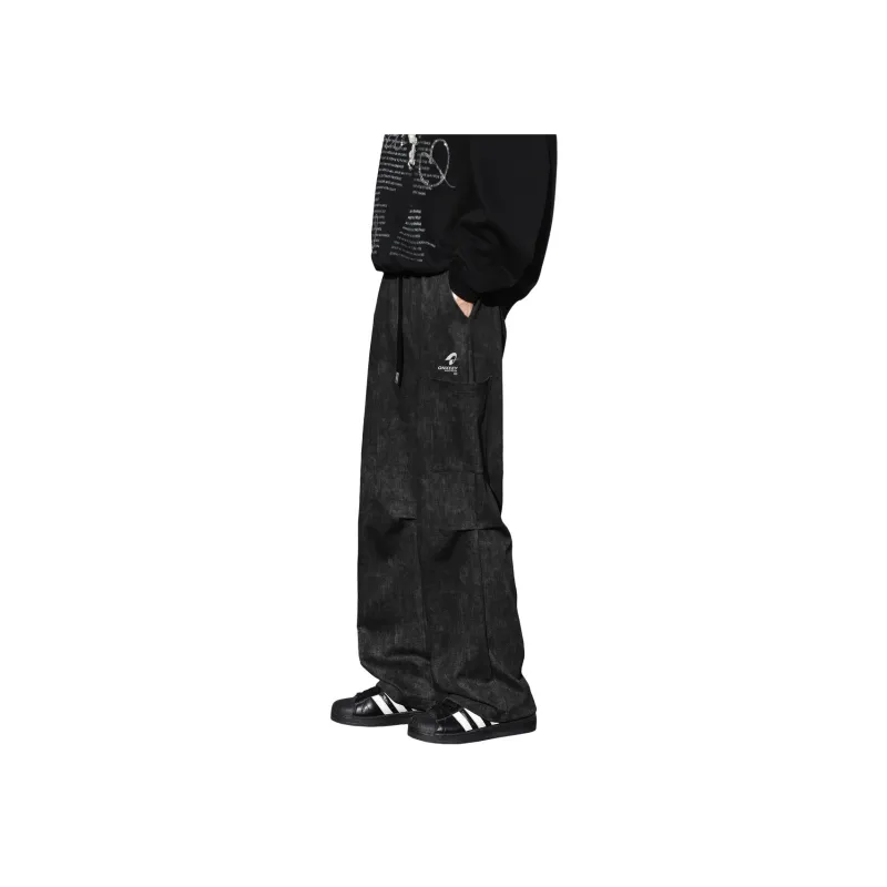 Qnxeey Casual Pants Unisex-1