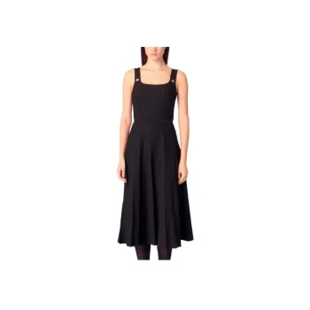 Maje Ribbed Midi Dress