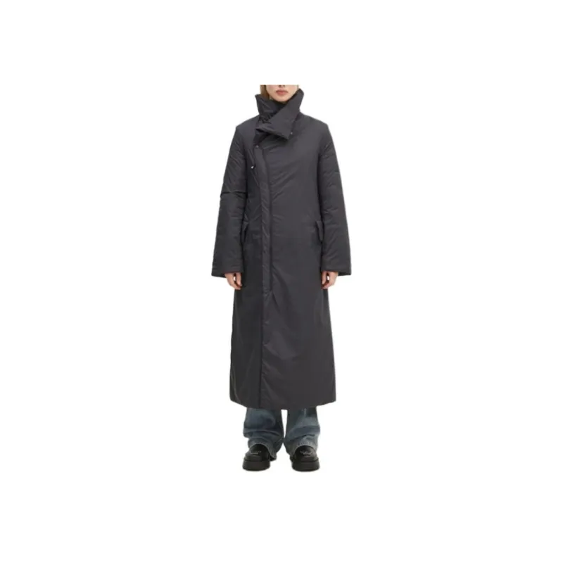 Y 3 Asymmetric Neck Long Down Coat-0