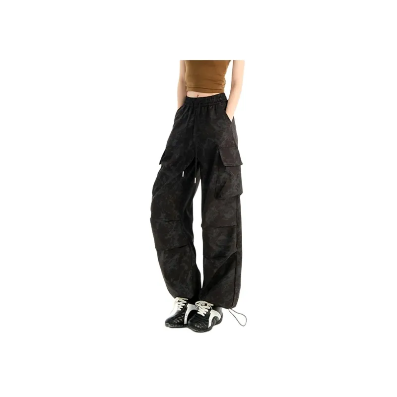NHZN Casual Pants Unisex Tie Dye White-6