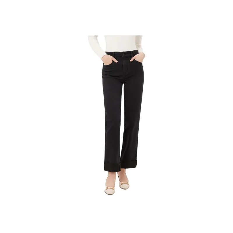 Hush Puppies Jeans Women's Black-1