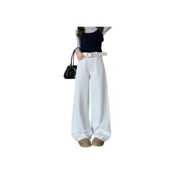 GOSO Jeans Women's Silver Gray Comes With Belt