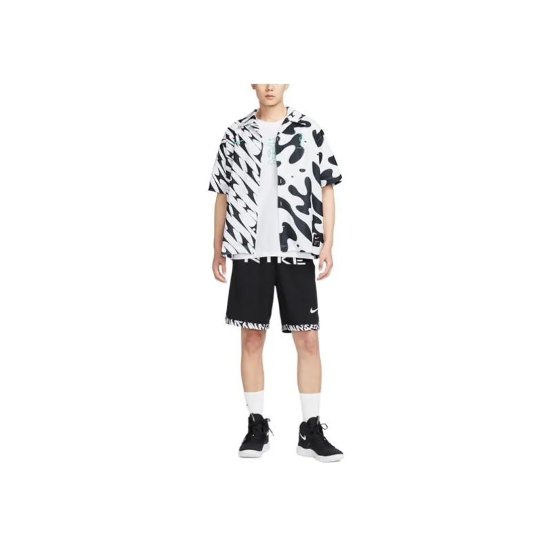 Nike Dri Fit Shirts Men Black/White-2