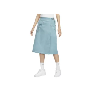 Nike SPORTSWEAR TECH PACK FW/AW24 NAI-KE Skirt Women's Royal Blue Denim