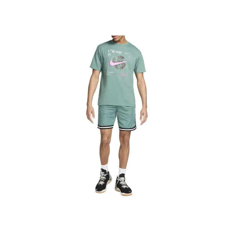 Nike Dri Fit 8' Basketball Shorts Casual Shorts Men's Green-1