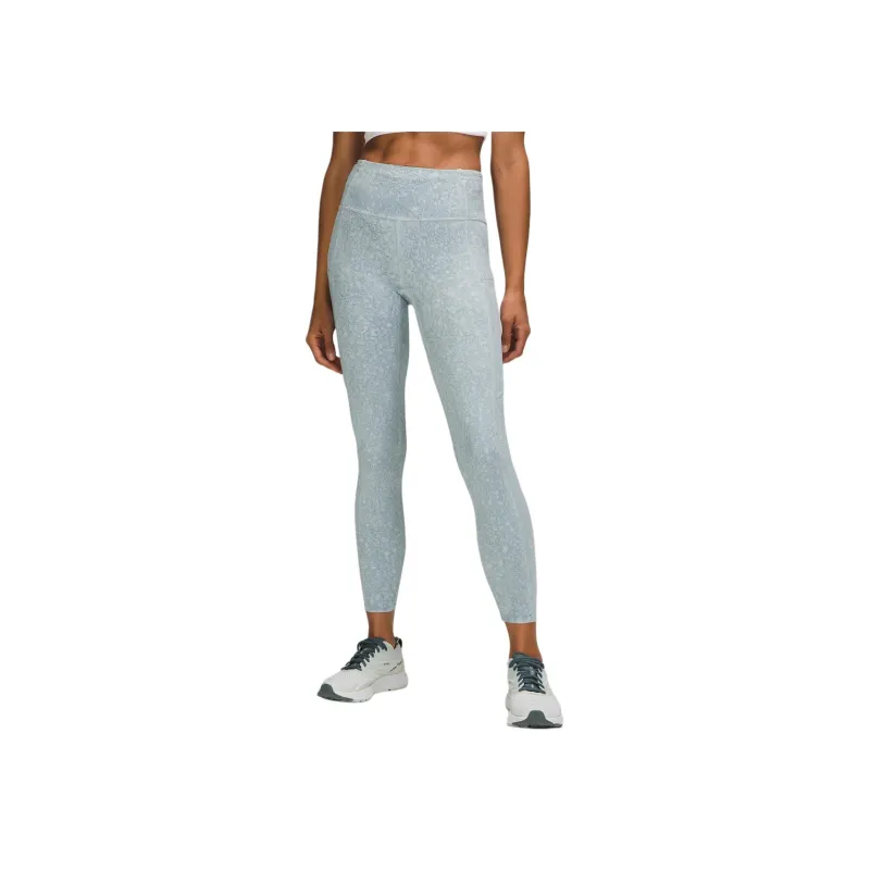 Lululemon Fast And Free Casual Pants Women's Sand Grain White Blue Mist-3