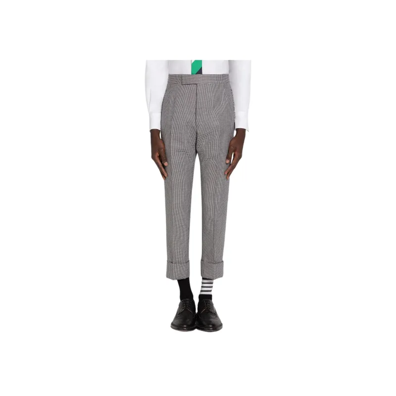 THOM BROWNE· Casual Pants Men's Black White-4