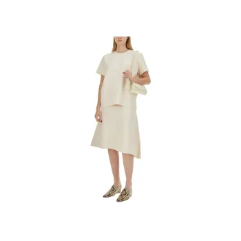 JIL SANDER Crewneck Boxy Fit T Shirt