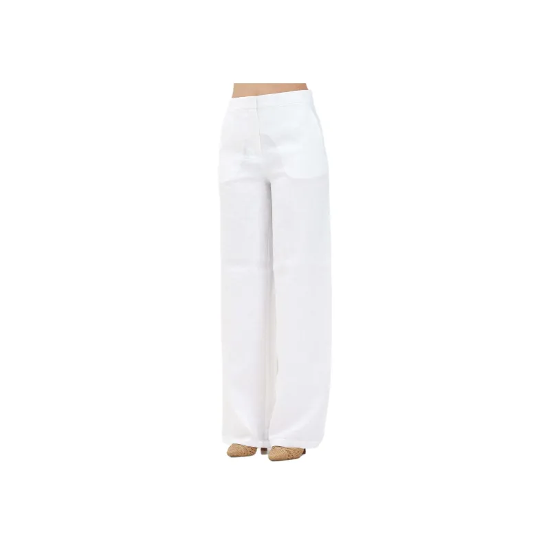 MaxMara Studio Casual Pants Women's White-2