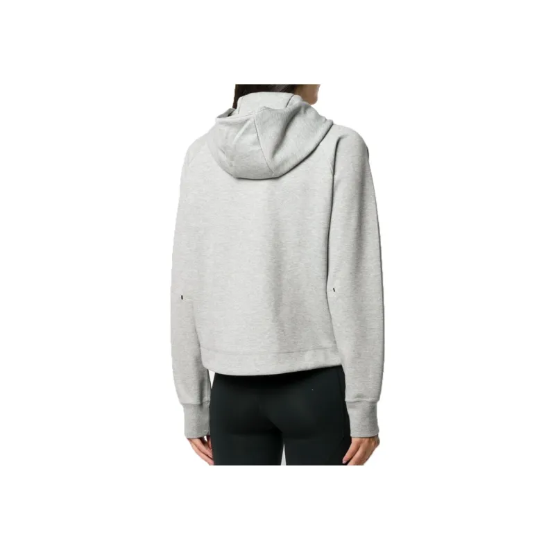 Nike Sportswear Women's Tech Fleece Windrunner Full Zip Hoodie Dark Grey Heather/Black-3