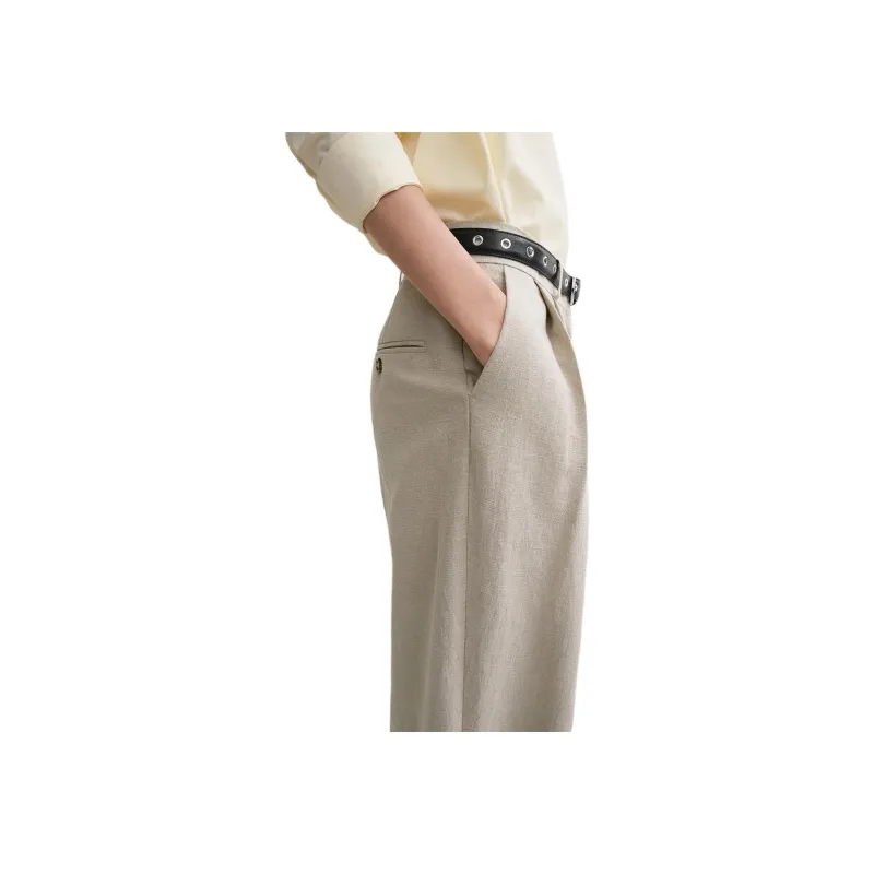 TOTEME Pleat detail Tapered Trousers-4