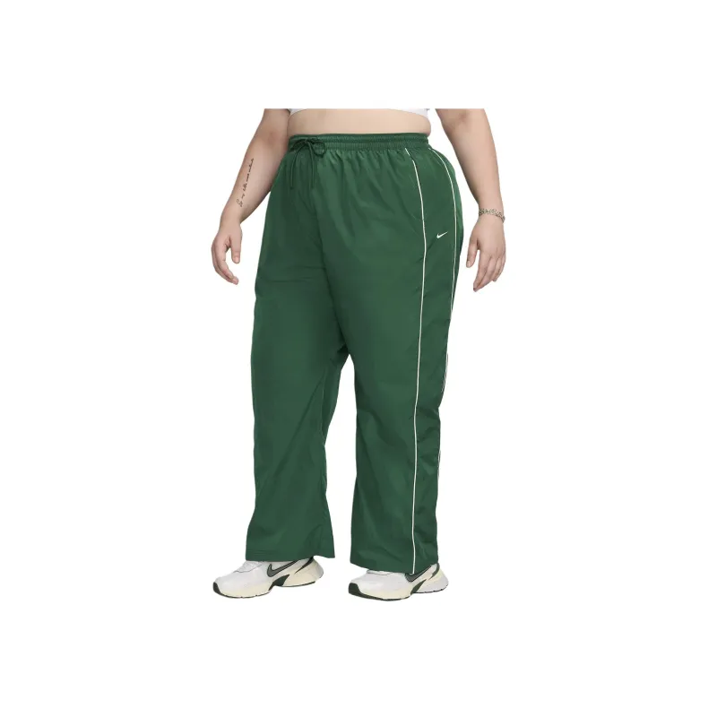 Nike Windrunner Women's High Waisted Woven Open Hem Pants Plus Size-0